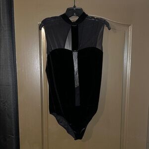 Black Sheer Bodysuit
